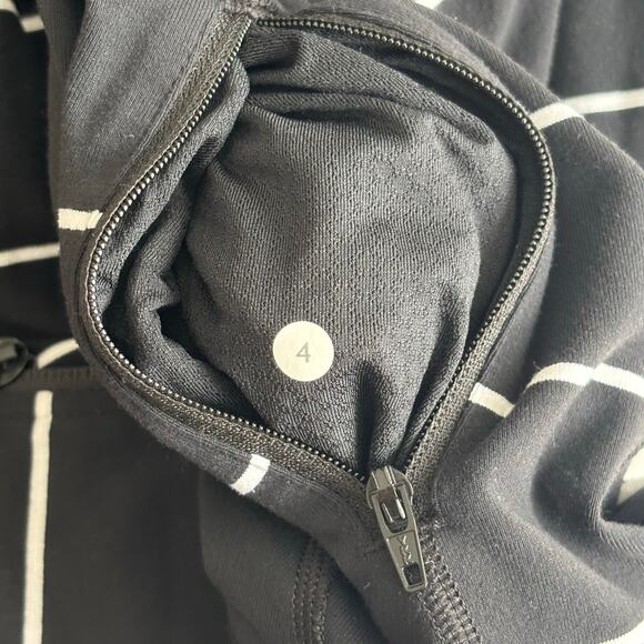 Lululemon Stride Sailor Stripe Hooded Jacket Sz 4 - Picture 11 of 11
